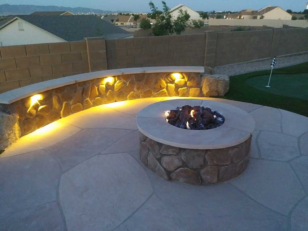We build fire pits