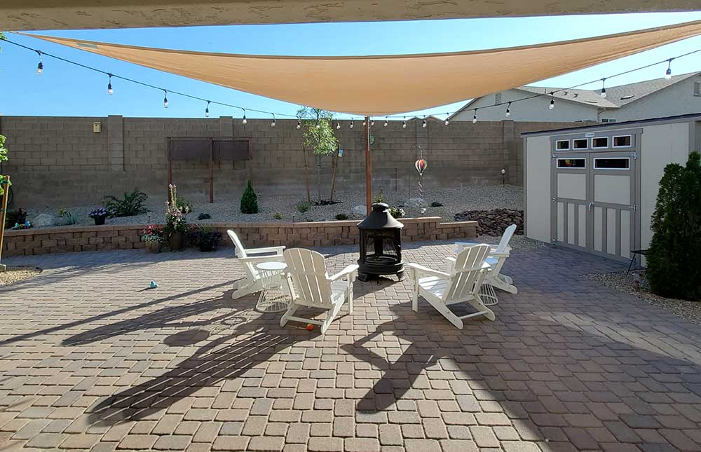 Patio with Sunscreen